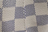 Authentic Louis Vuitton Damier Azur Hampstead PM N51207 Shoulder Tote Bag 7858F