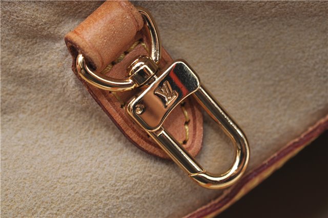 Authentic Louis Vuitton Damier Azur Hampstead PM N51207 Shoulder Tote Bag 7858F