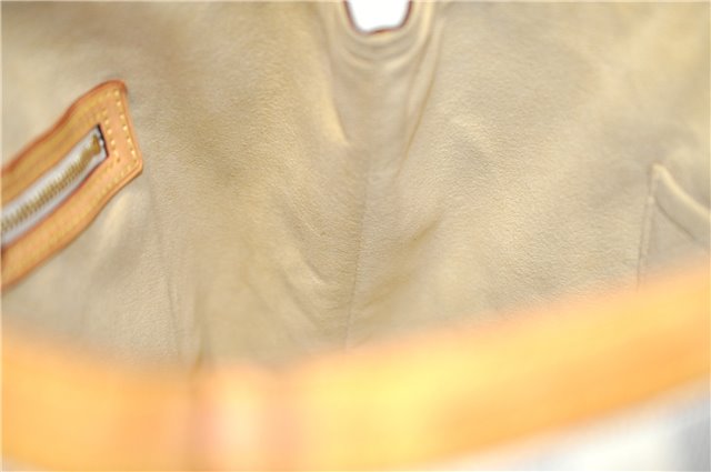 Authentic Louis Vuitton Damier Azur Hampstead PM N51207 Shoulder Tote Bag 7858F