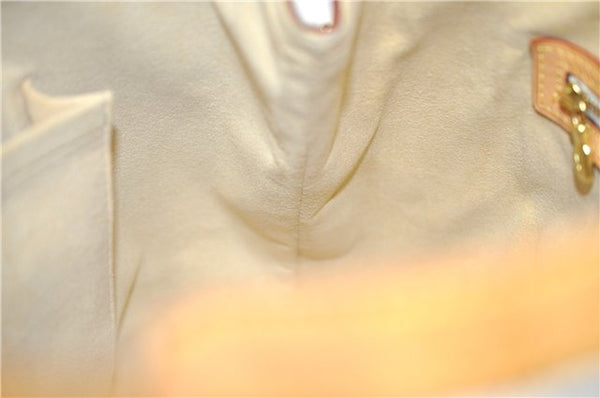 Authentic Louis Vuitton Damier Azur Hampstead PM N51207 Shoulder Tote Bag 7858F