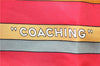 Authentic HERMES Carre 90 Scarf "COACHING" Silk Red 7859D