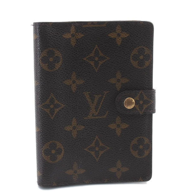 Authentic LOUIS VUITTON Monogram Agenda PM Day Planner Cover R20005 LV 7860C