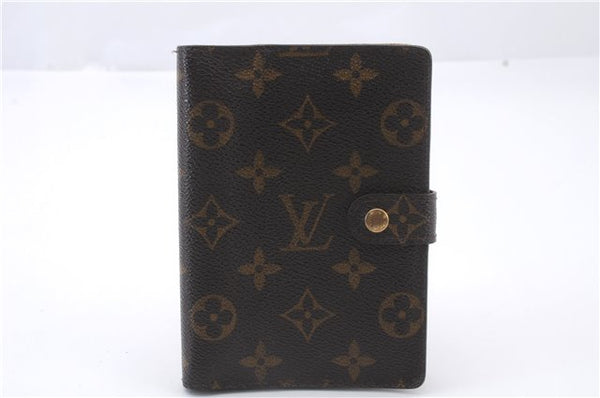 Authentic LOUIS VUITTON Monogram Agenda PM Day Planner Cover R20005 LV 7860C