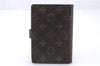 Authentic LOUIS VUITTON Monogram Agenda PM Day Planner Cover R20005 LV 7860C