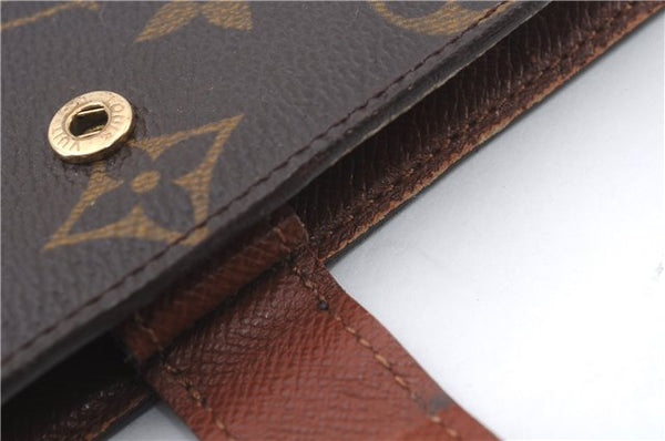 Authentic LOUIS VUITTON Monogram Agenda PM Day Planner Cover R20005 LV 7860C