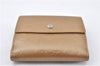 Auth Louis Vuitton Vernis Porte Monnaie Billets Cartes Credit Wallet Beige 7866F