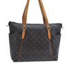 Authentic Louis Vuitton Monogram Totally MM Shoulder Tote Bag M41015 LV 7870E