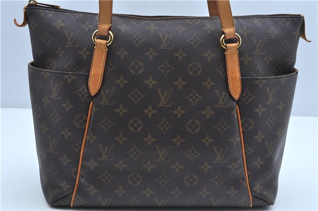 Authentic Louis Vuitton Monogram Totally MM Shoulder Tote Bag M41015 LV 7870E