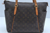 Authentic Louis Vuitton Monogram Totally MM Shoulder Tote Bag M41015 LV 7870E