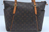 Authentic Louis Vuitton Monogram Totally MM Shoulder Tote Bag M41015 LV 7870E