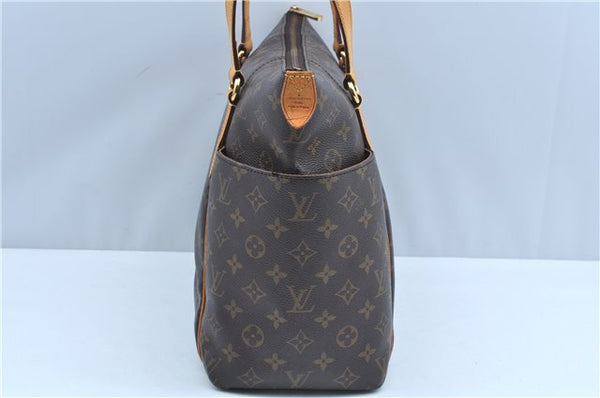 Authentic Louis Vuitton Monogram Totally MM Shoulder Tote Bag M41015 LV 7870E