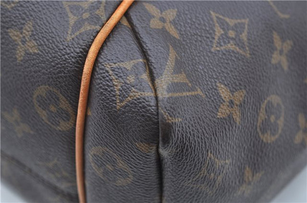 Authentic Louis Vuitton Monogram Totally MM Shoulder Tote Bag M41015 LV 7870E