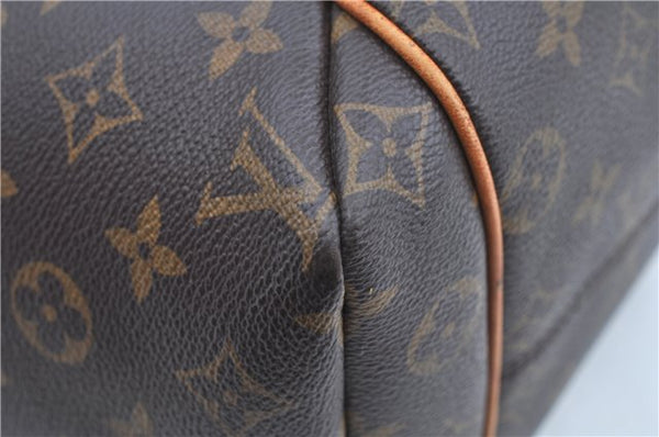 Authentic Louis Vuitton Monogram Totally MM Shoulder Tote Bag M41015 LV 7870E