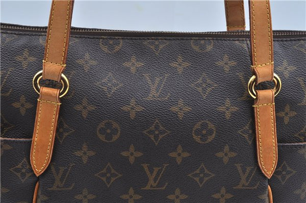 Authentic Louis Vuitton Monogram Totally MM Shoulder Tote Bag M41015 LV 7870E