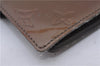 Authentic LOUIS VUITTON Vernis Agenda PM Notebook Cover Brown R21004 LV 7871C