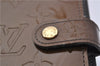 Authentic LOUIS VUITTON Vernis Agenda PM Notebook Cover Brown R21004 LV 7871C