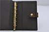 Authentic LOUIS VUITTON Vernis Agenda PM Notebook Cover Brown R21004 LV 7871C