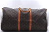 Auth Louis Vuitton Monogram Keepall Bandouliere 55 Boston Bag M41414 LV 7872D