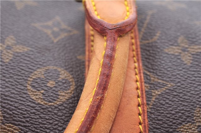 Auth Louis Vuitton Monogram Keepall Bandouliere 55 Boston Bag M41414 LV 7872D