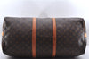 Auth Louis Vuitton Monogram Keepall Bandouliere 55 Boston Bag M41414 LV 7872D