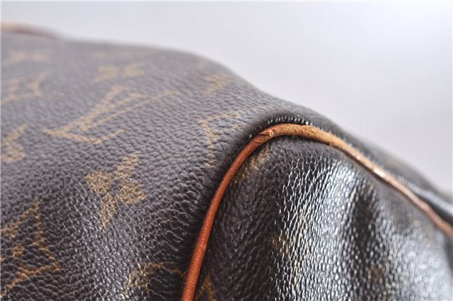 Auth Louis Vuitton Monogram Keepall Bandouliere 55 Boston Bag M41414 LV 7872D