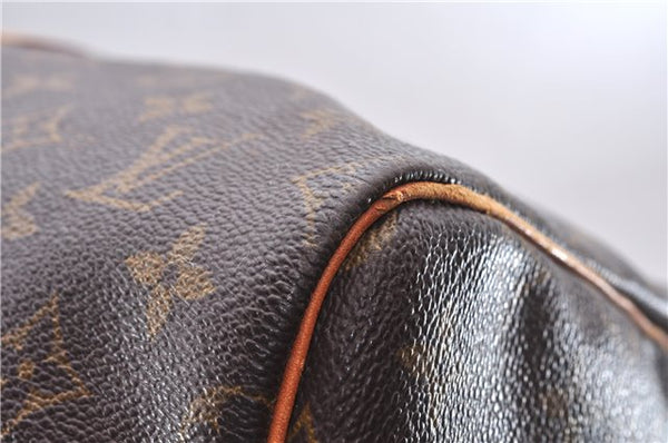 Auth Louis Vuitton Monogram Keepall Bandouliere 55 Boston Bag M41414 LV 7872D