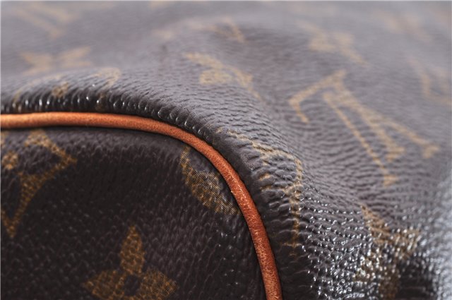 Auth Louis Vuitton Monogram Keepall Bandouliere 55 Boston Bag M41414 LV 7872D