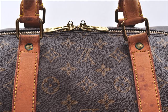 Auth Louis Vuitton Monogram Keepall Bandouliere 55 Boston Bag M41414 LV 7872D