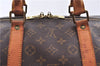 Auth Louis Vuitton Monogram Keepall Bandouliere 55 Boston Bag M41414 LV 7872D