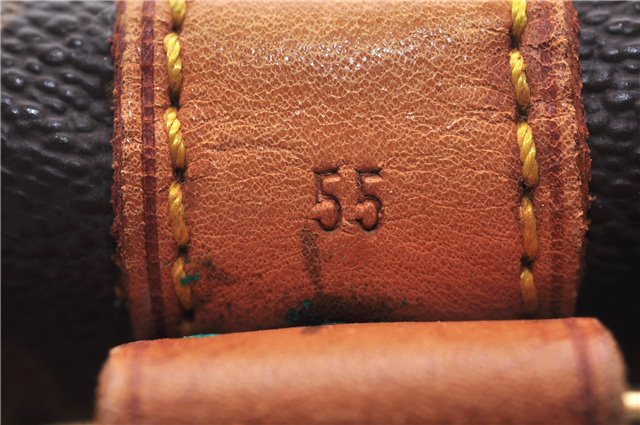 Auth Louis Vuitton Monogram Keepall Bandouliere 55 Boston Bag M41414 LV 7872D
