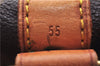 Auth Louis Vuitton Monogram Keepall Bandouliere 55 Boston Bag M41414 LV 7872D