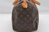 Authentic Louis Vuitton Monogram Speedy 30 Hand Boston Bag M41526 LV 7874F