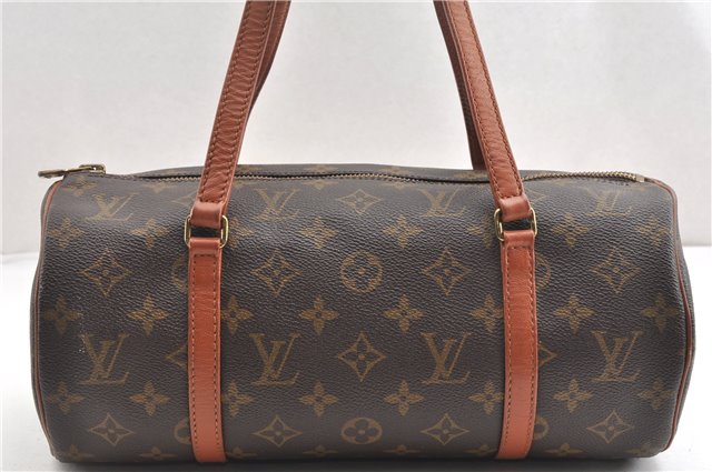 Authentic Louis Vuitton Monogram Papillon 30 Hand Bag Old Model LV 7877F