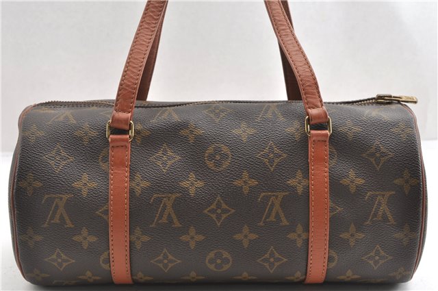 Authentic Louis Vuitton Monogram Papillon 30 Hand Bag Old Model LV 7877F