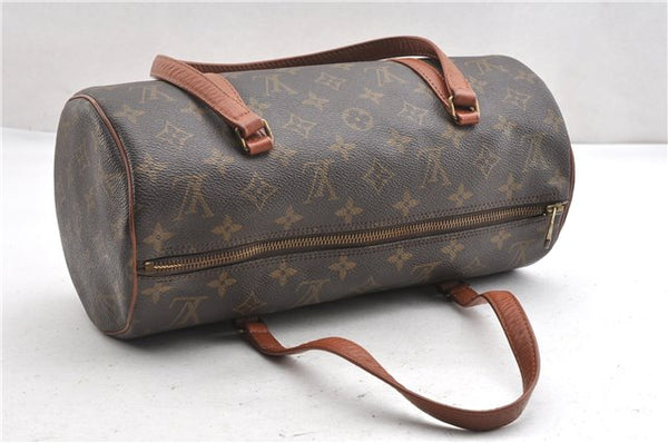 Authentic Louis Vuitton Monogram Papillon 30 Hand Bag Old Model LV 7877F