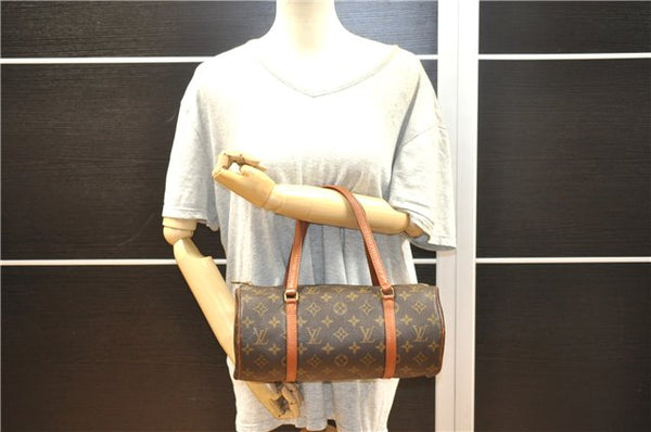 Authentic Louis Vuitton Monogram Papillon 30 Hand Bag Old Model LV 7877F