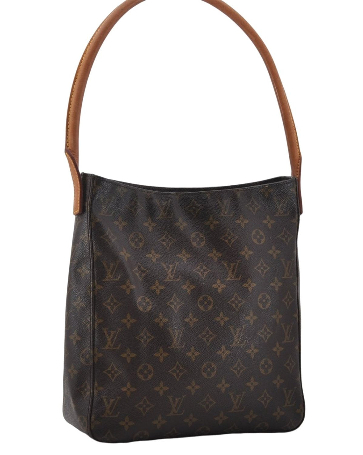 Authentic Louis Vuitton Monogram Looping GM Shoulder Bag M51145 LV 7879E