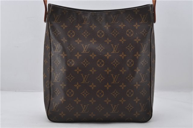 Authentic Louis Vuitton Monogram Looping GM Shoulder Bag M51145 LV 7879E