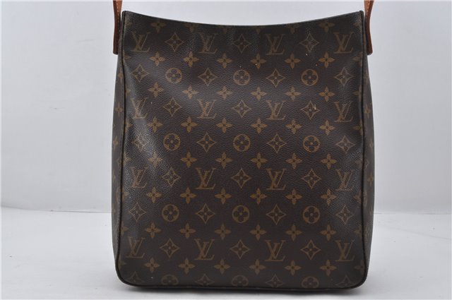 Authentic Louis Vuitton Monogram Looping GM Shoulder Bag M51145 LV 7879E