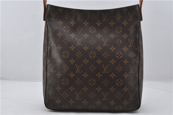 Authentic Louis Vuitton Monogram Looping GM Shoulder Bag M51145 LV 7879E