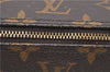 Authentic LOUIS VUITTON Monogram Trousse Ronde Pen Case Pouch M47630 LV 7881C