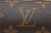 Authentic LOUIS VUITTON Monogram Trousse Ronde Pen Case Pouch M47630 LV 7881C