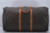 Auth Louis Vuitton Monogram Keepall Bandouliere 60 Boston Bag M41412 LV 7884D