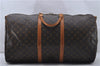 Auth Louis Vuitton Monogram Keepall Bandouliere 60 Boston Bag M41412 LV 7884D