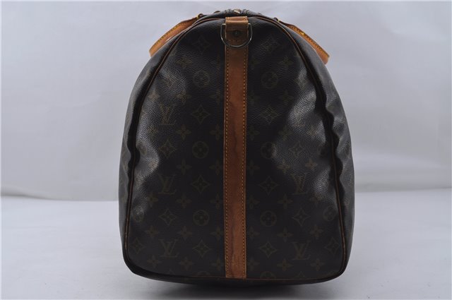 Auth Louis Vuitton Monogram Keepall Bandouliere 60 Boston Bag M41412 LV 7884D