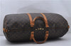 Auth Louis Vuitton Monogram Keepall Bandouliere 60 Boston Bag M41412 LV 7884D
