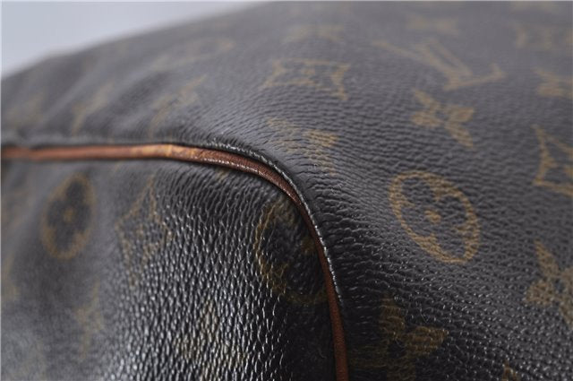 Auth Louis Vuitton Monogram Keepall Bandouliere 60 Boston Bag M41412 LV 7884D
