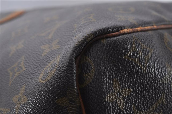 Auth Louis Vuitton Monogram Keepall Bandouliere 60 Boston Bag M41412 LV 7884D