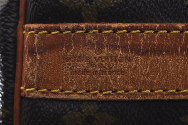 Auth Louis Vuitton Monogram Keepall Bandouliere 60 Boston Bag M41412 LV 7884D