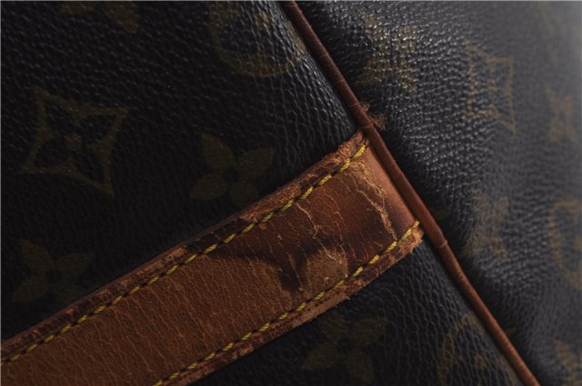Auth Louis Vuitton Monogram Keepall Bandouliere 60 Boston Bag M41412 LV 7884D
